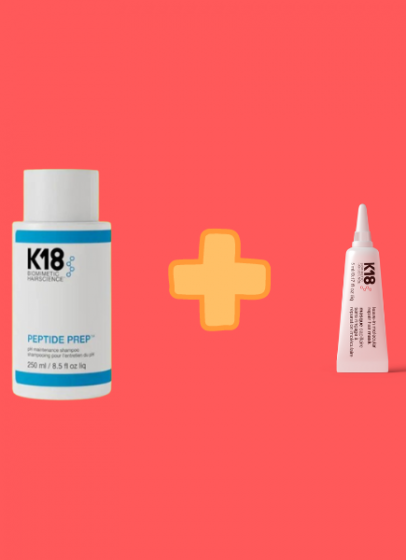 K18Peptide™ Damage Shield Shampoo 250ml + K18Peptide™ Leave-in molecular repair hair mask 5ml 
